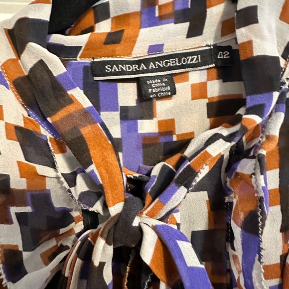 Sandra Angelozzi Multi Colour Women's Blouse - Picture 4 of 10